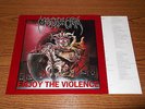 MASSACRA Enjoy The Violence LP Shark 1991 MERCILESS PROTECTOR MESSIAH