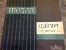 MOZART QUINTET; AMADEUS STRING QUARTET, ARONOWITZ ; WESTMINSTER WL5086GREENLABLE