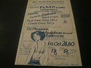 RARE HIP HOP FLIER .AFRICA BAMBAATAA / GRAND MASTER FLASH N THE FURIOUS FIVE.