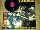 JUDGE - BRINGIN' IT DOWN LP REVELATION RECORDS NEW YORK HARDCORE