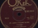 78 RPM RARE JAZZ BLUES BY LONNIE JOHNSON ON OKEH 8512 MUST SEE / VG++VG+++
