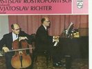 2lp philips r/s 835182/823 beethoven cello sonatas rostropovich-richter nm