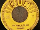 Group R&B Doo Wop 45 THE PRISONAIRES Just Walkin' in the Rain ORIG. SUN 186 HEAR