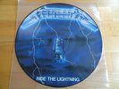 METALLICA - Ride the Lightning PICTURE LP 1986  Slayer Dea†h Anthrax Ghos† Sodom