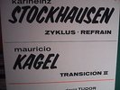 Stockhausen Zyklus Refrain Kagel Transicion II Tudor Kontarsky Time S8001 RARE