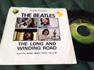 THE BEATLES Apple 45 & Picture Sleeve  Long And Winding Road / For You Blue
