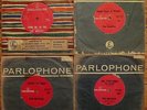 THE BEATLES - RARE set of 4 NZ New Zealand red Parlophone label 45 7