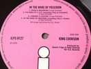 King Crimson In The Wake Of Poseidon UK Pink Island 1st Press LP ILPS 9127