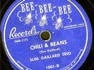 SCARCE SLIM GAILLARD TRIO  JAZZ 78   BEE BEE BEE  