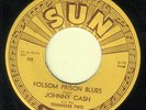 JOHNNY CASH 45 SUN 232 SO DOGGONE LONESOME/FOLSOM PRISON BLUES M-/VG++ 1ST PRESS
