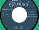TUNE BLENDERS Oh Yes I Know / Shoo-Shoo 45rpm Federal 1954 original