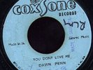Dawn Penn - You Don't Love Me / Leroy & Rocky - Love Me Girl JA Coxsone 7