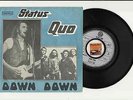 Status Quo DOWN DOWN / NIGHTRIDE 7/45 vinyl single from Portugal
