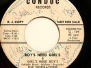 NORTHERN 45-INSPIRATIONS-BOYS NEED GIRLS /I'VE CRIED on CONDUC