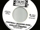 DOOWOP TEEN--SHELLEY FABARES--FOOTBALL SEASONS OVER  --HEAR BOTH -1963  COLPIX