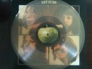 THE BEATLES LET IT BE LP CLEAR WAX UNPLAYED COLORED