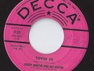 DECCA weird instro rocker 45  GRADY MARTIN - The Fuzz + Tippin' In