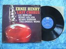 ERNIE HENRY LAST CHORUS LP RIVERSIDE OG LEE MORGAN KENNY DORHAM THELONIOUS MONK