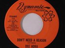 rare Texas Soul 45 DEE ADRA don't need a reason DYNAMIC Hear