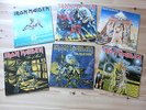 6 LPs - IRON MAIDEN - PIECE OF MIND - POWERSLAVE - THE NUMBER OF THE BEAST usw