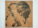 CLIFFORD BROWN – A STUDY IN BROWN – EMARCY MG 36037 – EX to VG+/VG+ - DG – MONO