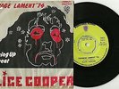 ALICE COOPER  Teenage Lament '74  Turkish Edition Hand Made Drawed PS 7