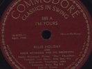 78 RPM RARE JAZZ BLUES SINGER BILLIE HOLIDAY COMMODORE 585 MUST SEE / VG++VG+++