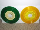 WAYLON JENNINGS Two Orig RCA Colored Vinyl Promo Country 45's Nice Lot