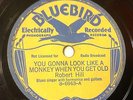 78rpm Blues Singer Robert Hill on Buff Bluebird 6963 / Richard M. Jones