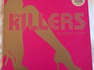 The Killers Somebody Told Me Single Vinyl Record Pink Mint BSide Hot Fuss Poster