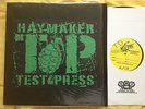 TEST PRESS THROWDOWN Haymaker LP hatebreed pantera earth crisis bane intolerance