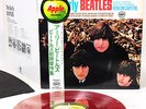 BEATLES early beatles JAPAN orig LP w/OBI RED VINYL rare  [FREE P+P]