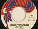 FREDDIE SCOTT “(You) Got What I Need” northern soul 45 on SHOUT nm SUPERB HEAR
