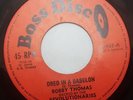 Bobby Thomas - Dread in a babylon / The Revolutionaries - BOSS DISCO rare reggae