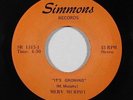 70s Soul 45 MERV MURPHY It's Growing / Trying To Get This Story on Simmons NM