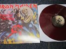 IRON MAIDEN THE NUMBER OF THE BEAST LP RED  WAX 100 MADE SLAYER MERCYFUL FATE