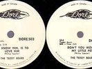 The Teddy Bears 78 RPM Rock'N Roll Record To Know Him, Is to Love Him