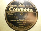 CAJUN 78RPM SEGURA BROS Bury Me In A Corner Of The Yard/My Sweetheart.. COLUMBIA