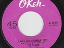 TED TAYLOR (Love Is Like A) Ramblin’ Rose / I’m So Satisfied NORTHERN SOUL
