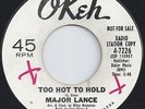 MAJOR LANCE - TOO HOT TO HOLD - DARK AND LONELY