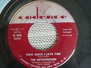 RARE MONSTER DOO WOP 45 rpm THE METRONOMES on CADENCE lb HOW MUCH I LOVE 1957