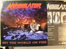 LP - ANNIHILATOR - SET THE WORLD ON FIRE - in TOP  Zustand