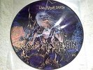 IRON MAIDEN LIVE AFTER DEATH PROMO PICTURE DISC USA PRESSING MARBLED RIM AC/DC