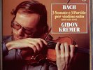GIDON KREMER*BACH/Solo Violin Sonatas&Partitas*PHILIPS*3 inserts*MINT