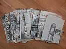Beatles Orig UK 1964 to 1971 Scrapbook and a pile of unused Newspaper Cuttings