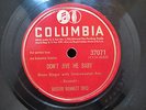 Buster Bennett Trio - Don't Jive Me Baby on Columbia Records 37071 78RPM
