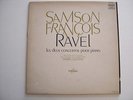 FRENCH CCA 836 STEREO RAVEL piano concertos SAMSON FRANCOIS / ANDRE CLUYTENS
