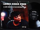 LOREZ ALEXANDRIA Lorez Sings Pres LP KING 565 Orig US 1958 VOCAL JAZZ DG MONO