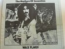 FRANK ZAPPA -  WAX FLAGS - LIVE AT UCLA NEW YEARS EVE 1977 - RARE 2 RECORD SET