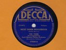 78 RPM Calypso The Tiger/Lord Beginner Decca 17416 in V
